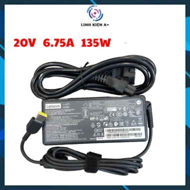 Sạc Laptop Lenovo 20V 65W-135W-170W-230W, chân vàng vuông USB, giảm giá 390.000₫