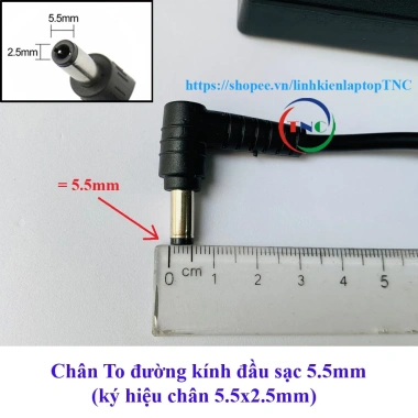 Sạc Laptop Toshiba 19V 65W 3.42A Đầu 5.5mm 5.5x2.5 Kèm Dây Nguồn Giá 120.000₫ 2 Sạc Laptop Toshiba 19V 65W 3.42A Đầu 5.5mm 5.5x2.5 Kèm Dây Nguồn Giá 120.000₫ 2