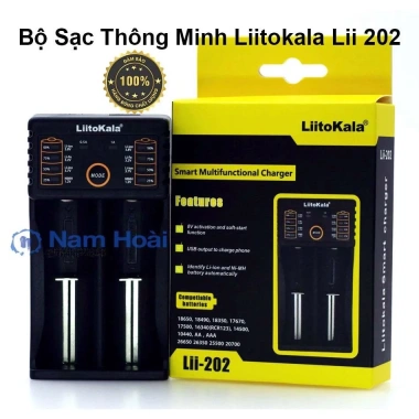 Sạc LiitoKala Lii-402 4 khay Pin AA/AAA/A/SC - Hàng Chính Hãng, Giá 235.000₫ 2