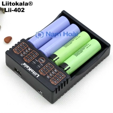 Sạc LiitoKala Lii-402 4 khay Pin AA/AAA/A/SC - Hàng Chính Hãng, Giá 235.000₫ 3