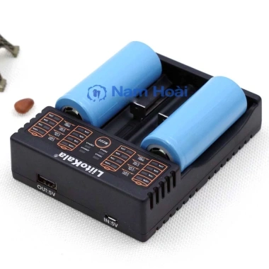 Sạc LiitoKala Lii-402 4 khay Pin AA/AAA/A/SC - Hàng Chính Hãng, Giá 235.000₫ 4