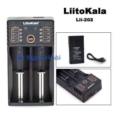 Sạc LiitoKala Lii-402 4 khay Pin AA/AAA/A/SC - Hàng Chính Hãng, Giá 235.000₫ 8