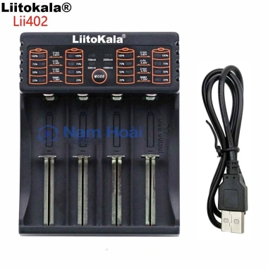Sạc LiitoKala Lii-402 4 khay Pin AA/AAA/A/SC - Hàng Chính Hãng, Giá 235.000₫ 10
