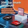 Sạc nhanh 20W 20.000mAh tích hợp 4 cáp, bật LED 3s - Lõi mạnh, an toàn, 299.999đ 4