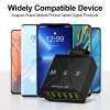 Sạc Nhanh 65W Dạ Quang 6 USB (3.1A) + QC3.0, Bộ Chuyển Đổi Du Lịch EU/Mỹ/Anh - 132.825₫ 8