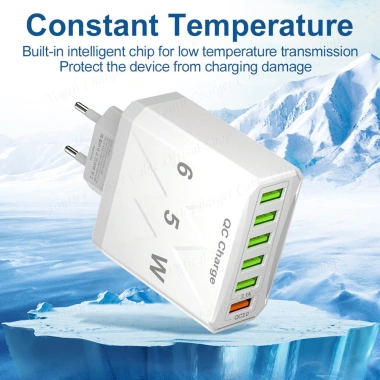 Sạc Nhanh 65W Dạ Quang 6 USB (3.1A) + QC3.0, Bộ Chuyển Đổi Du Lịch EU/Mỹ/Anh - 132.825₫ 9 Sạc Nhanh 65W Dạ Quang 6 USB (3.1A) + QC3.0, Bộ Chuyển Đổi Du Lịch EU/Mỹ/Anh - 132.825₫ 9