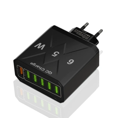Sạc Nhanh 65W Dạ Quang 6 USB (3.1A) + QC3.0, Bộ Chuyển Đổi Du Lịch EU/Mỹ/Anh - 132.825₫ 10 Sạc Nhanh 65W Dạ Quang 6 USB (3.1A) + QC3.0, Bộ Chuyển Đổi Du Lịch EU/Mỹ/Anh - 132.825₫ 10