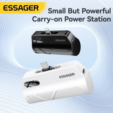 Sạc nhanh ESSAGER 5.000mAh 18W Type-C và L - Pin dung lượng, giá ưu đãi 393.030₫ 5