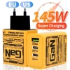 Sạc Nhanh GaN 145W 3 Cổng USB C QC 3.0 Du Lịch Ngoài Trời Ưu Đãi 55.850₫