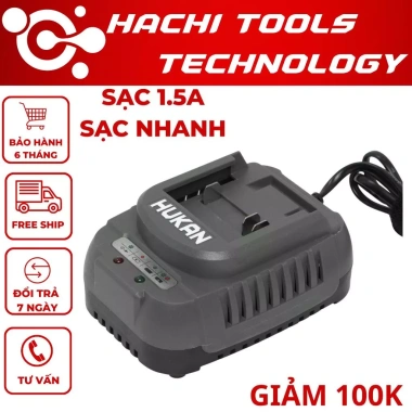 Sạc Nhanh HUKAN G2-ADT21.015 21V 1.5-2.0Ah có quạt tản nhiệt, 110-240V, giá chỉ 203.000₫