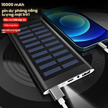 Sạc nhanh năng lượng mặt trời 10.000mAh Pin dự phòng di động ngoài trời giảm 19% 5 Sạc nhanh năng lượng mặt trời 10.000mAh Pin dự phòng di động ngoài trời giảm 19% 5