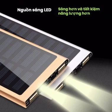 Sạc nhanh năng lượng mặt trời 10.000mAh Pin dự phòng di động ngoài trời giảm 19%