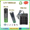 Sạc Pin 18.650 19.800mAh 3.7V Chính Hãng - Dung Lượng Cao, Kèm Bộ Sạc Lithium Có Thể Sạc Lại