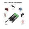 Sạc Pin 18.650 19.800mAh 3.7V Chính Hãng - Dung Lượng Cao, Kèm Bộ Sạc Lithium Có Thể Sạc Lại 2