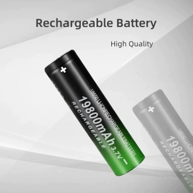 Sạc Pin 18.650 19.800mAh 3.7V Chính Hãng - Dung Lượng Cao, Kèm Bộ Sạc Lithium Có Thể Sạc Lại