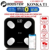 Sạc Pin 2 Lần Cân Điện Tử KONKA T1 Bluetooth Đo Sức Khỏe Kiểm Soát Ăn Uống 250k