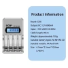 Sạc Pin 4 Khe LCD cho Eneloop AA/AAA 1.2V Ni-MH - 179.000 VND 9
