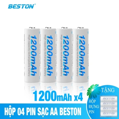 Sạc Pin AA AAA Beston 8.022B C8.023 C8.024 - Tiết kiệm, An toàn cho Pin Ni‑MH 1.2, Giá 34.299 VND