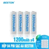Sạc Pin AA AAA C807B Beston - Dung Lượng Cao, Dùng Cho Micro, Remote, Đồ Chơi, Loa, Đèn Pin, Giá 45.000 VND 10