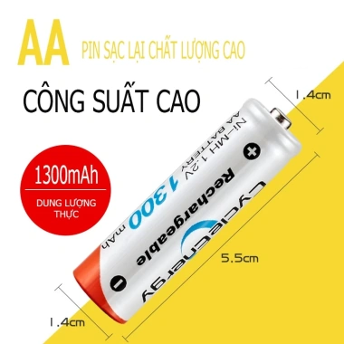 Sạc pin AA tự ngắt Bmax 904U siêu nhanh, pin sạc AA 3.600mAh công suất cao, giá 75.000 VND 6