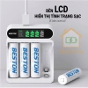 Sạc Pin AA/AAA C9.023L C9.024L - Sạc nhanh Type‑C, tự ngắt, đèn báo, micro & remote, 79.000₫ 5