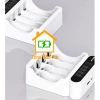 Sạc Pin AA/AAA C9.023L C9.024L - Sạc nhanh Type‑C, tự ngắt, đèn báo, micro & remote, 79.000₫ 7