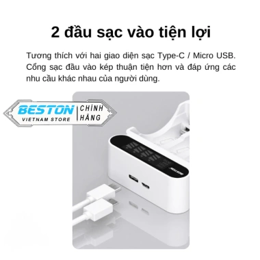 Sạc pin AA/AAA C9.023L nhanh - Pin sạc AA 3.300mAh Ni-Mh, giảm giá 244k 2 Sạc pin AA/AAA C9.023L nhanh - Pin sạc AA 3.300mAh Ni-Mh, giảm giá 244k 2