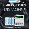 Sạc pin AA/AAA C9.023L nhanh - Pin sạc AA 3.300mAh Ni-Mh, giảm giá 244k 8
