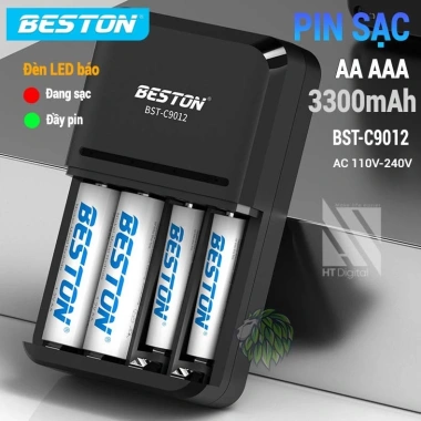 Sạc pin Beston C807b AA/AAA 1.2V Ni-MH, đèn báo, sạc nhanh 220V - Giá chỉ 39.000₫ 8 Sạc pin Beston C807b AA/AAA 1.2V Ni-MH, đèn báo, sạc nhanh 220V - Giá chỉ 39.000₫ 8