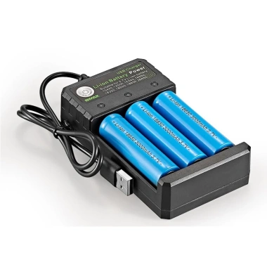 Sạc Pin BMAX 3 Khe đa dung Li ion 18.650,18.500,18.350 - Giá 59.000 VND