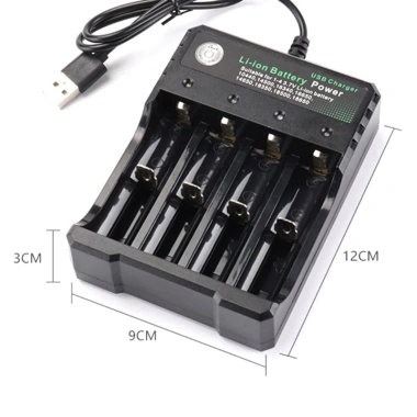 Sạc Pin BMAX 4 Khe Cao Cấp Tự Ngắt, Đèn Báo Khi Đầy, Dùng Cho Pin 18.650 – Miễn Phí Ship, Giá 60.000₫ 2