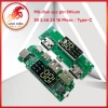 Sạc pin dự phòng lithium 2 cổng USB 5V 2.4A/2A/1A, đèn LED, Micro và Type‑C, giá 43.503 VND
