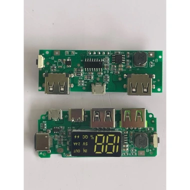 Sạc pin dự phòng lithium 2 cổng USB 5V 2.4A/2A/1A, đèn LED, Micro và Type‑C, giá 43.503 VND 6