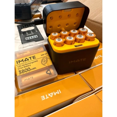 Sạc Pin iMate 8 Cổng 1.5V - Pin 3.800mWh Dung Lượng Cao Nhất, Giá Giảm 250.000₫ 2