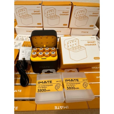 Sạc Pin iMate 8 Cổng 1.5V - Pin 3.800mWh Dung Lượng Cao Nhất, Giá Giảm 250.000₫ 10