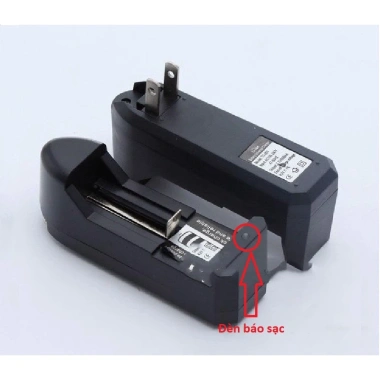 Sạc Pin Li-ion 3.7V đa dạng 18.650,14.500,16.340 - Cắm điện, đèn báo đầy, chỉ 30.000₫