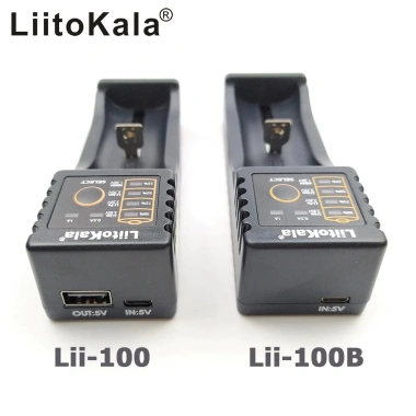 Sạc pin Liitokala Lii-100 đa năng USB, hỗ trợ AA, AAA, 18.650, 26.650, 14.500 Giá 80.580 VND 2