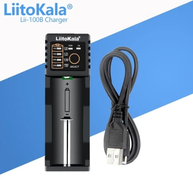 Sạc pin Liitokala Lii-100 đa năng USB, hỗ trợ AA, AAA, 18.650, 26.650, 14.500 Giá 80.580 VND 6