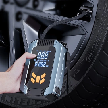 Sạc pin ô tô 4 trong 1 đa năng - Máy bơm điện, bơm không khí lốp khẩn cấp và Power Bank, giá ưu đãi 423.300₫