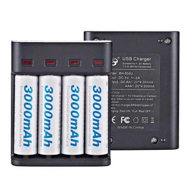 Sạc pin tiểu AA/AAA Bmax 804U tự ngắt - Sạc thông minh tiện lợi, giá chỉ 85.000₫ 3