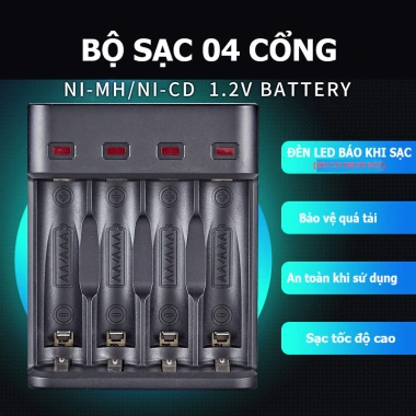 Sạc pin tiểu AA/AAA Bmax 804U tự ngắt - Sạc thông minh tiện lợi, giá chỉ 85.000₫ 6