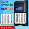 Sạc pin tiểu thông minh K98B tự ngắt, 3.300mAh, pin AA, giảm giá 23% - Doublepow