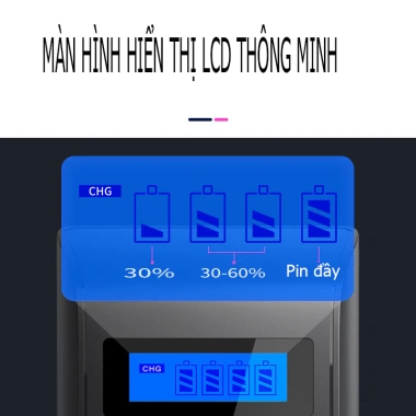 Sạc pin tiểu thông minh K98B tự ngắt, 3.300mAh, pin AA, giảm giá 23% - Doublepow