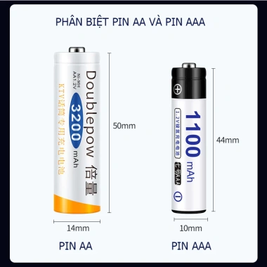 Sạc pin tiểu thông minh K98B tự ngắt, 3.300mAh, pin AA, giảm giá 23% - Doublepow 7 Sạc pin tiểu thông minh K98B tự ngắt, 3.300mAh, pin AA, giảm giá 23% - Doublepow 7