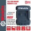 Sạc pin Workfix 2A-3A-4A, chân pin 4cm, chip bảo vệ, 21V - Giá chỉ 123.000đ 8