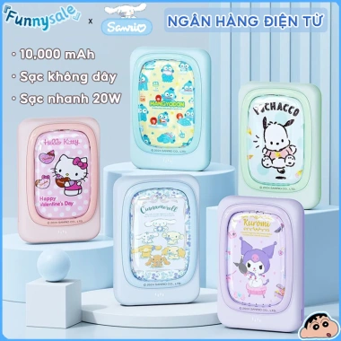 Sạc từ tính không dây 10.000mAh - Sạc nhanh, nhẹ, di động, siêu mỏng, giá ưu đãi 394.900₫