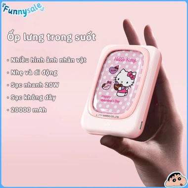 Sạc từ tính không dây 10.000mAh - Sạc nhanh, nhẹ, di động, siêu mỏng, giá ưu đãi 394.900₫