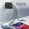 Sạc Tường 6 trong 1 3USB+3PD 160W Siêu Nhanh - Đa Cổng iOS/Android, Giá 112.309₫ 4
