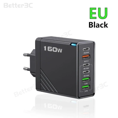 Sạc Tường 6 trong 1 3USB+3PD 160W Siêu Nhanh - Đa Cổng iOS/Android, Giá 112.309₫ 9 Sạc Tường 6 trong 1 3USB+3PD 160W Siêu Nhanh - Đa Cổng iOS/Android, Giá 112.309₫ 9