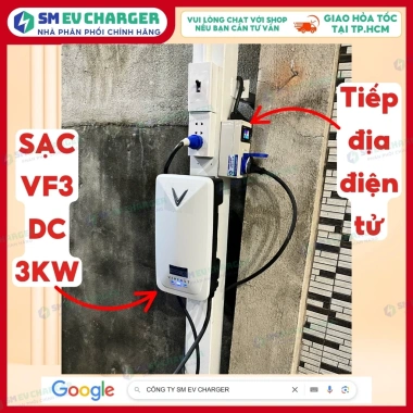 Sạc xe điện VinFast VF3 3kW DC - Tốc độ nhanh, tương thích VF3-VF9 - Giá ưu đãi 11,875,000 VND 7